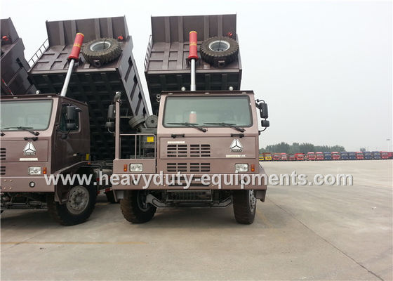 Chine 6x4 conduisant le howo 371hp de sinotruk 70 tonnes extrayant le camion à benne basculante le travail de extraction fournisseur