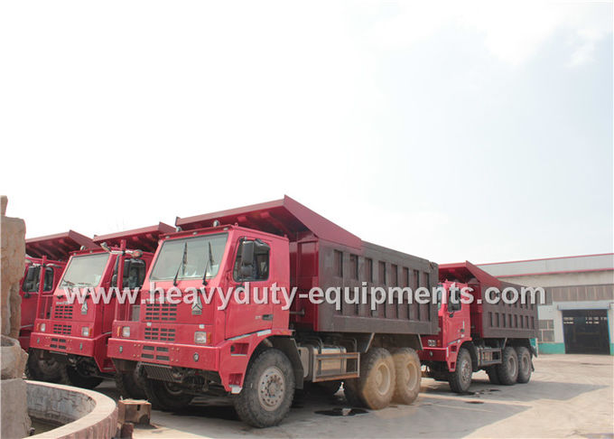 50 camion à benne basculante de la tonne 6x4/camion benne basculante de verseur avec le pneu 14.00R25 pour le secteur de extraction du Congo