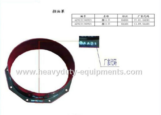 Chine Numéro de la pièce AZ9981340051 de pièce de rechange de la vitesse d'anneau HOWO avec la garantie fournisseur