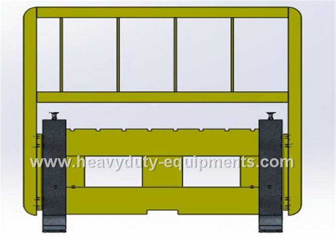 Fourchette de palette de coupleur rapide de chargeur de roue de SDLG avec la longueur de 1.45m des dents